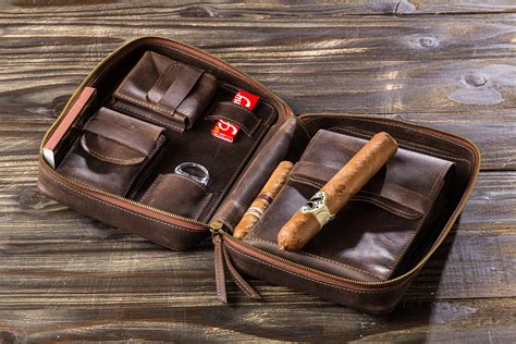 cigar case leather.